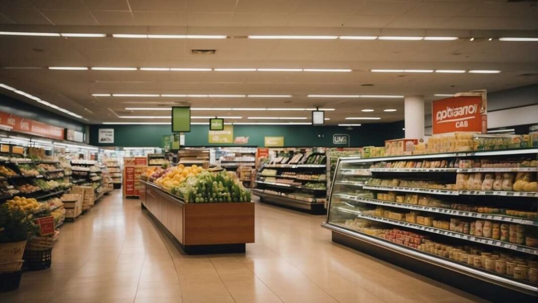 Até que horas fica aberto o supermercado mais próximo